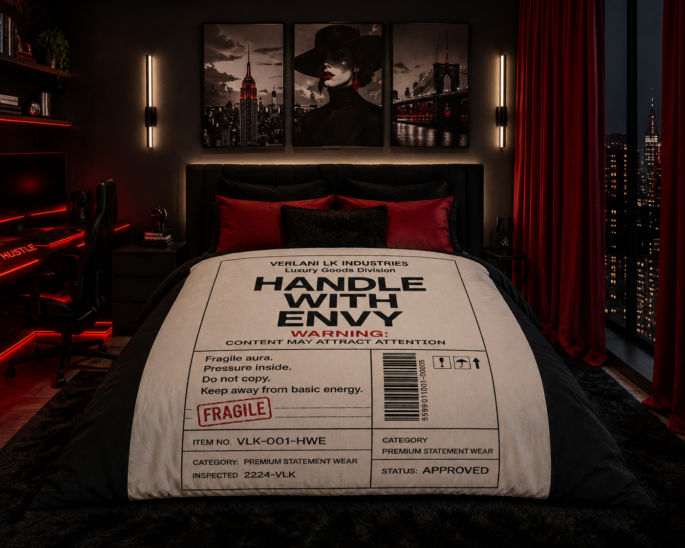 Handle With Envy comforter
