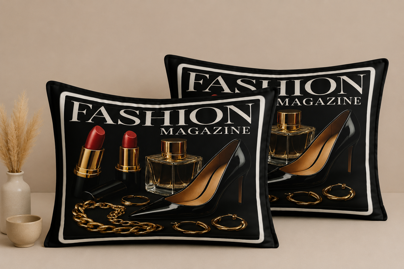 Fashion Magazine Glam,  Pillow Sham