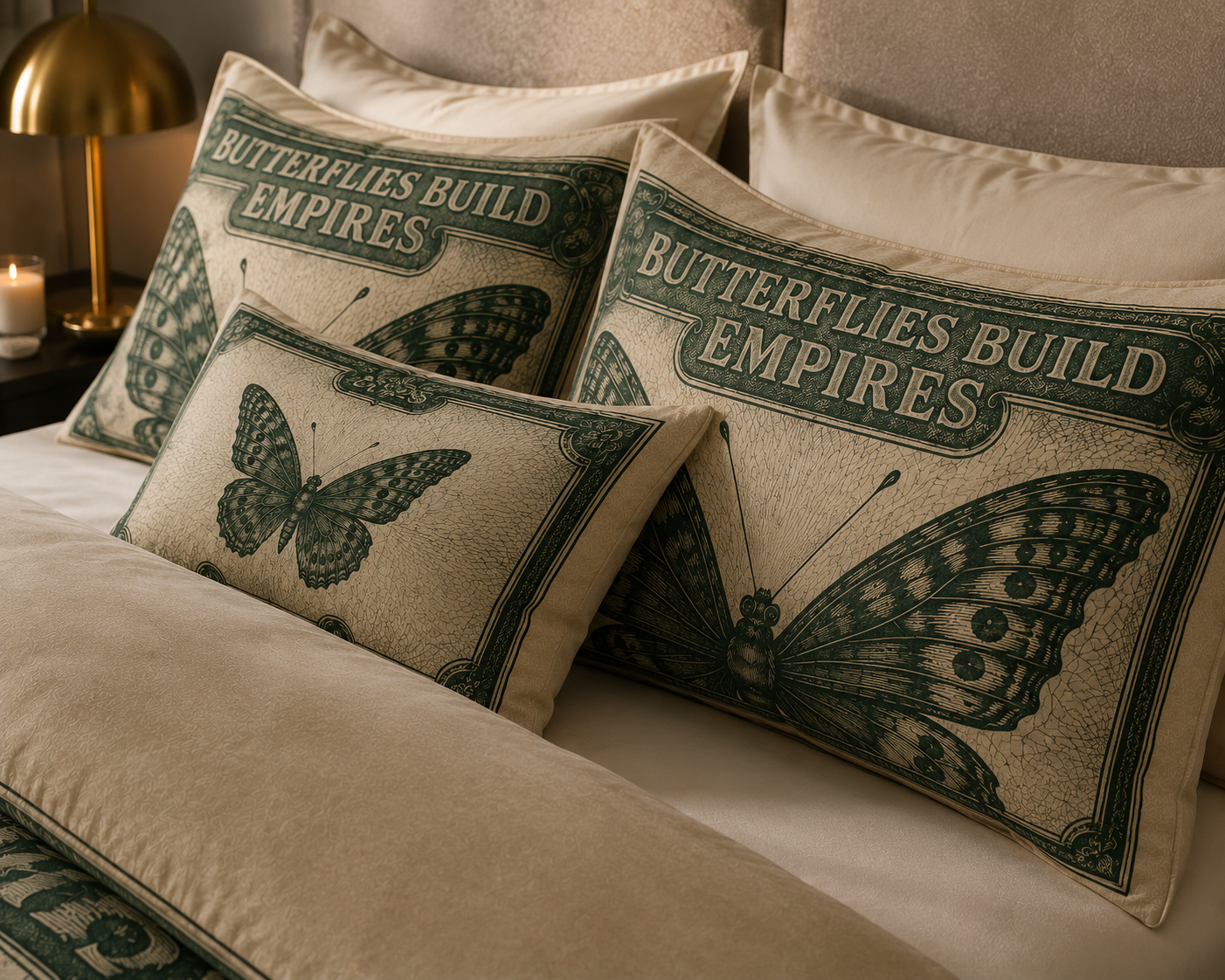 Butterflies Build Empires Comforter