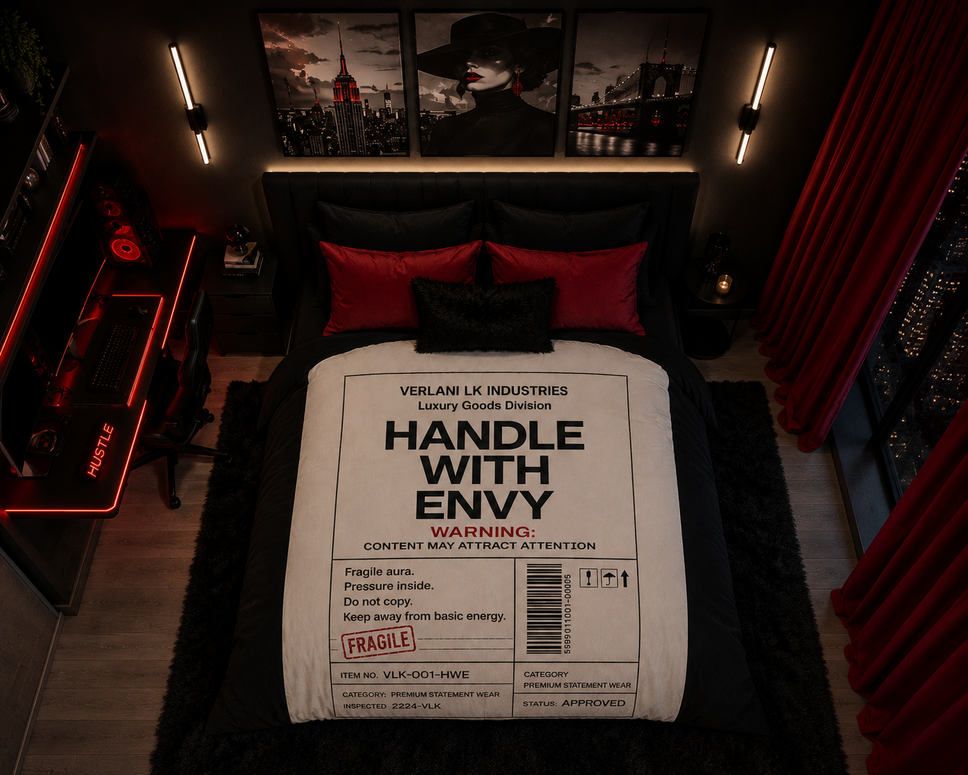 Handle With Envy comforter