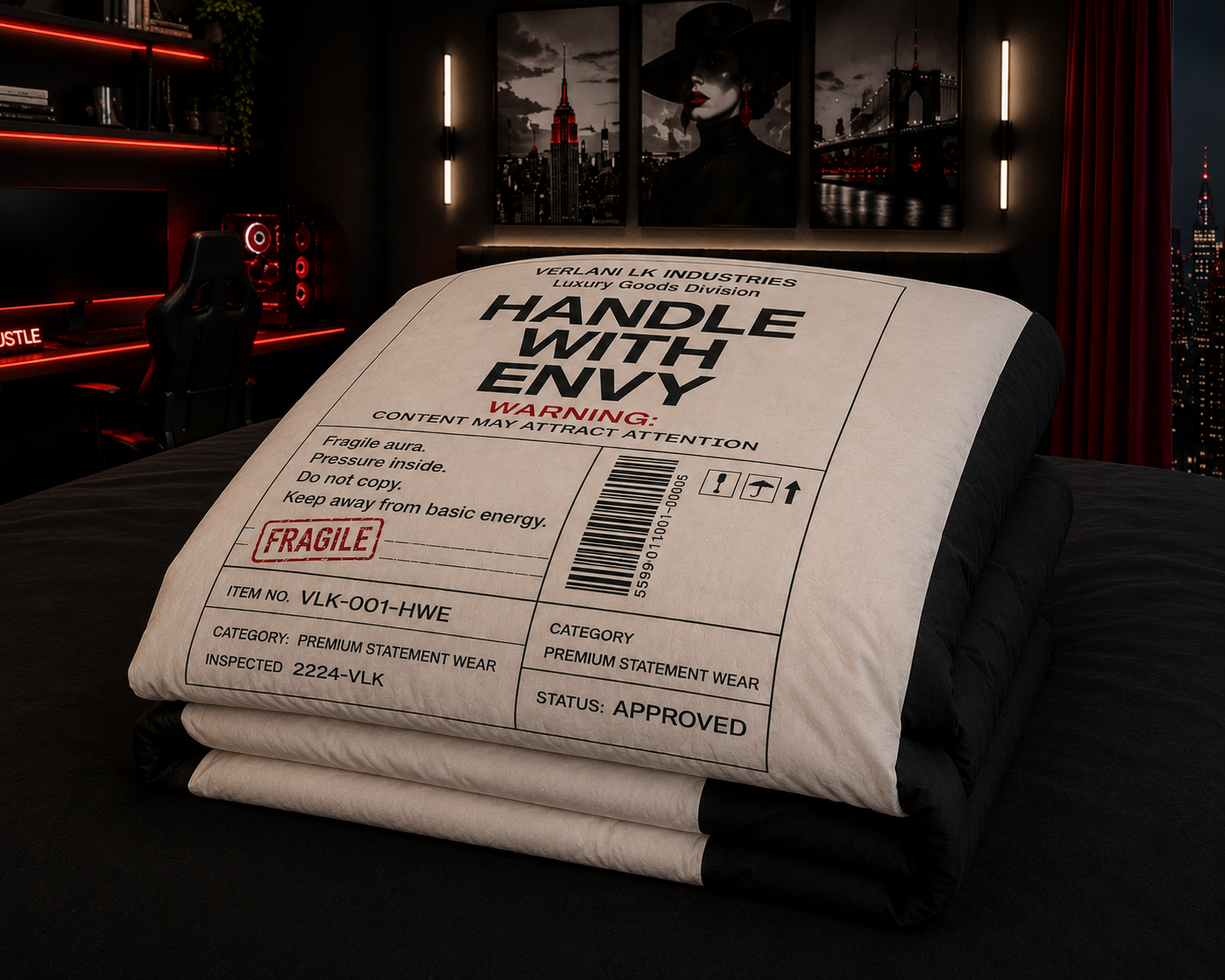 Handle With Envy comforter