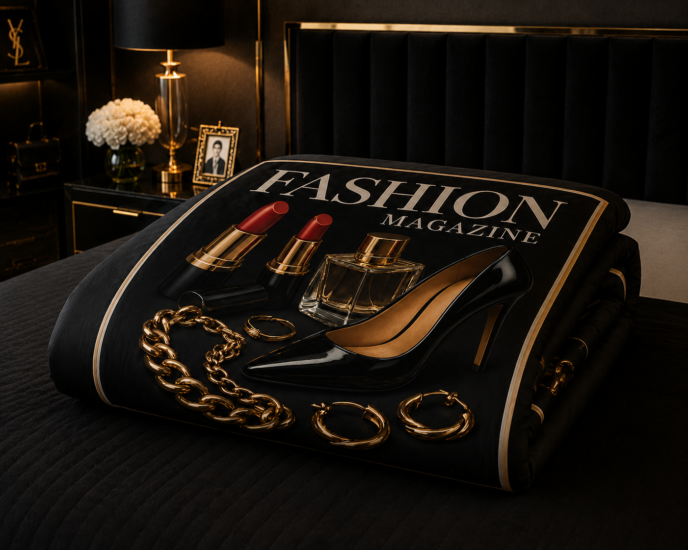 Fashion Magazine Glam, Comforter