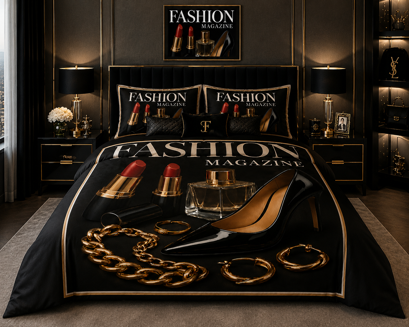 Fashion Magazine Glam, Comforter