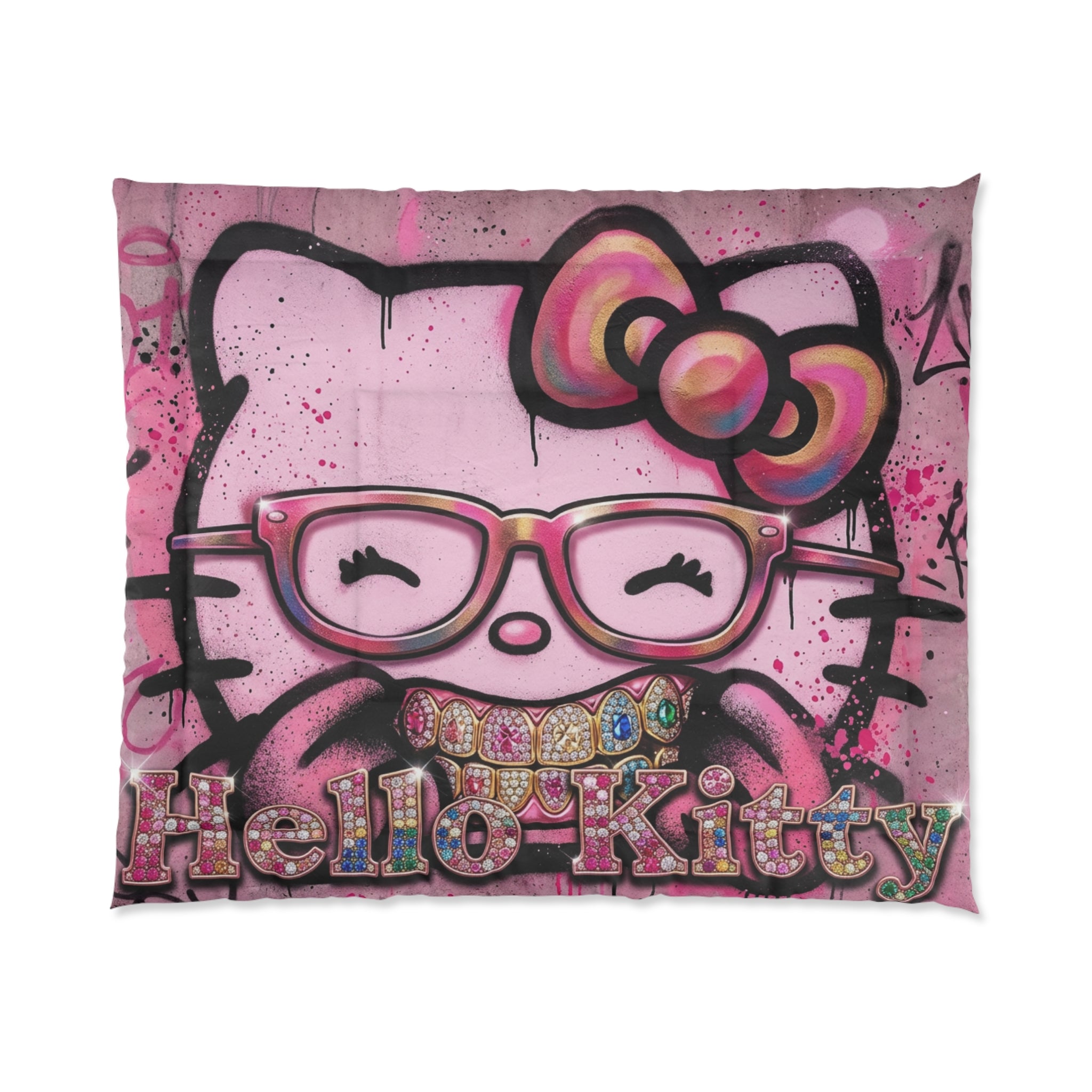 Pink Neon Dreams Comforter